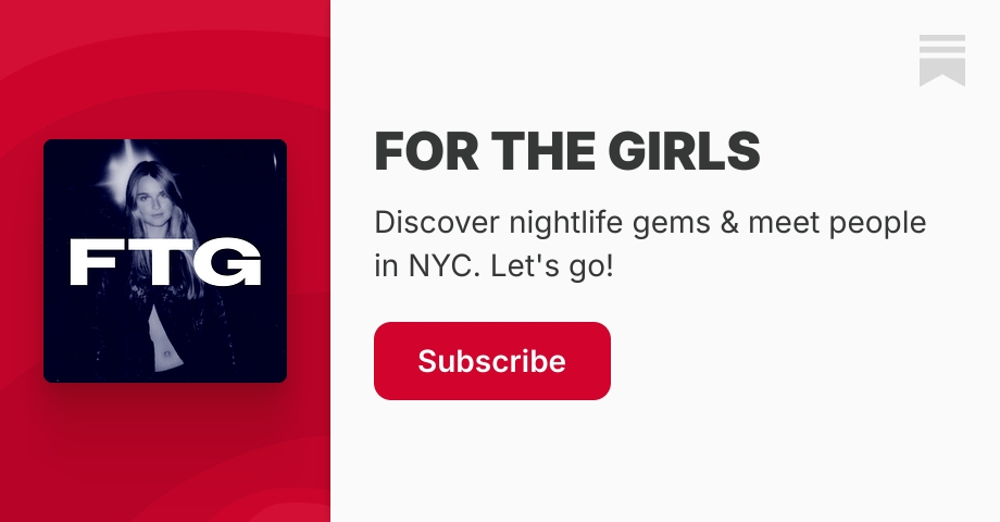 FOR THE GIRLS | Ellie Williams | Substack