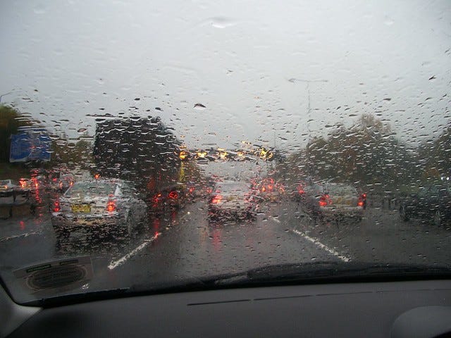 Rain on the M40 Rain on the M40