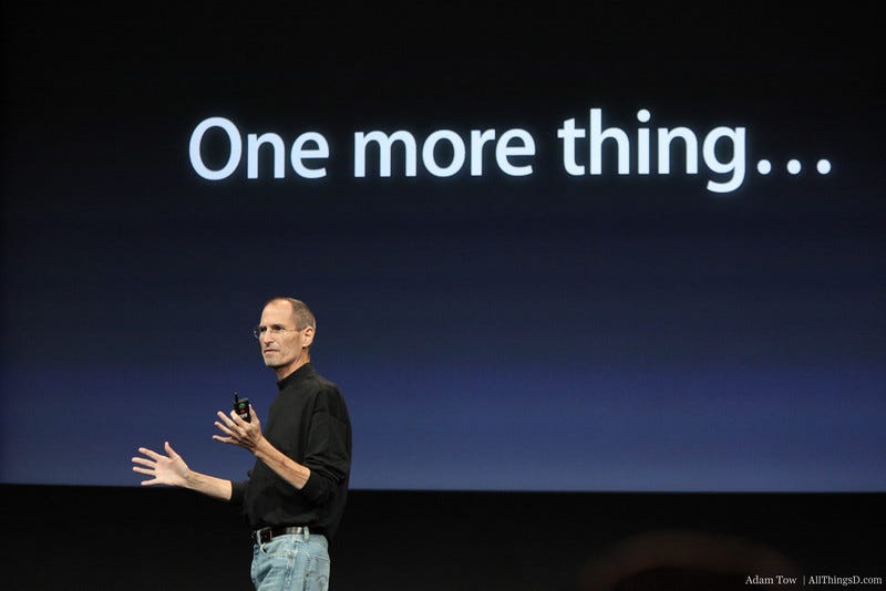 One More Thing...