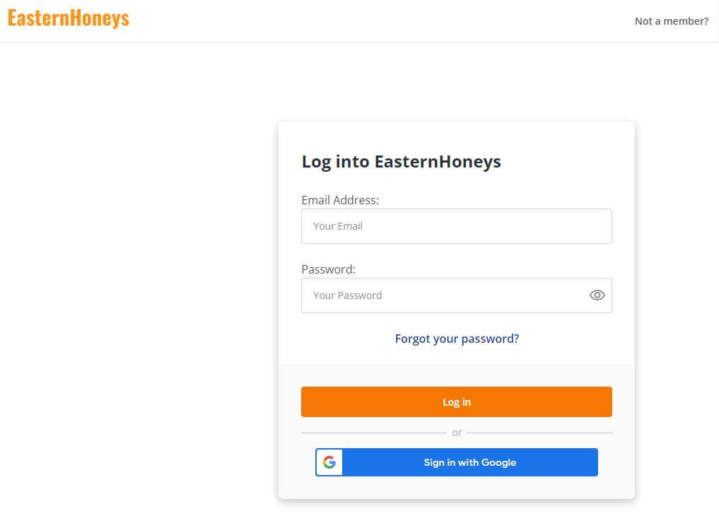 EasternHoneys login