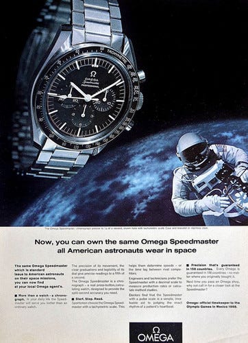 1967 Omega Speedmaster Professional NASA Advertisement | DC Vintage Watches 1967 Omega Speedmaster Professional NASA Advertisement | DC Vintage Watches
