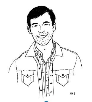 illustration of author