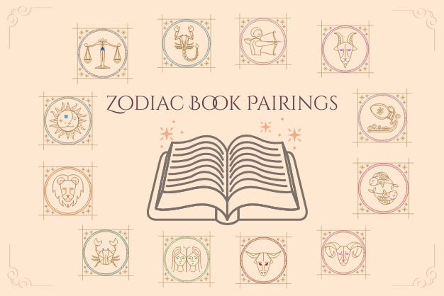 zodiac book pairings