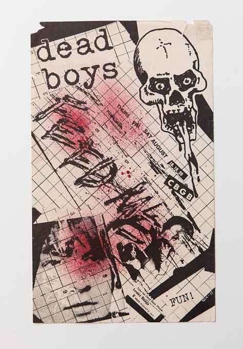 Flyers and Minor Threat Press Kit photo.