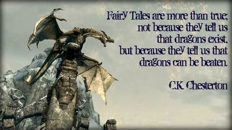 G. K. Chesterton. Fairy tales and dragons (that can be beaten ...