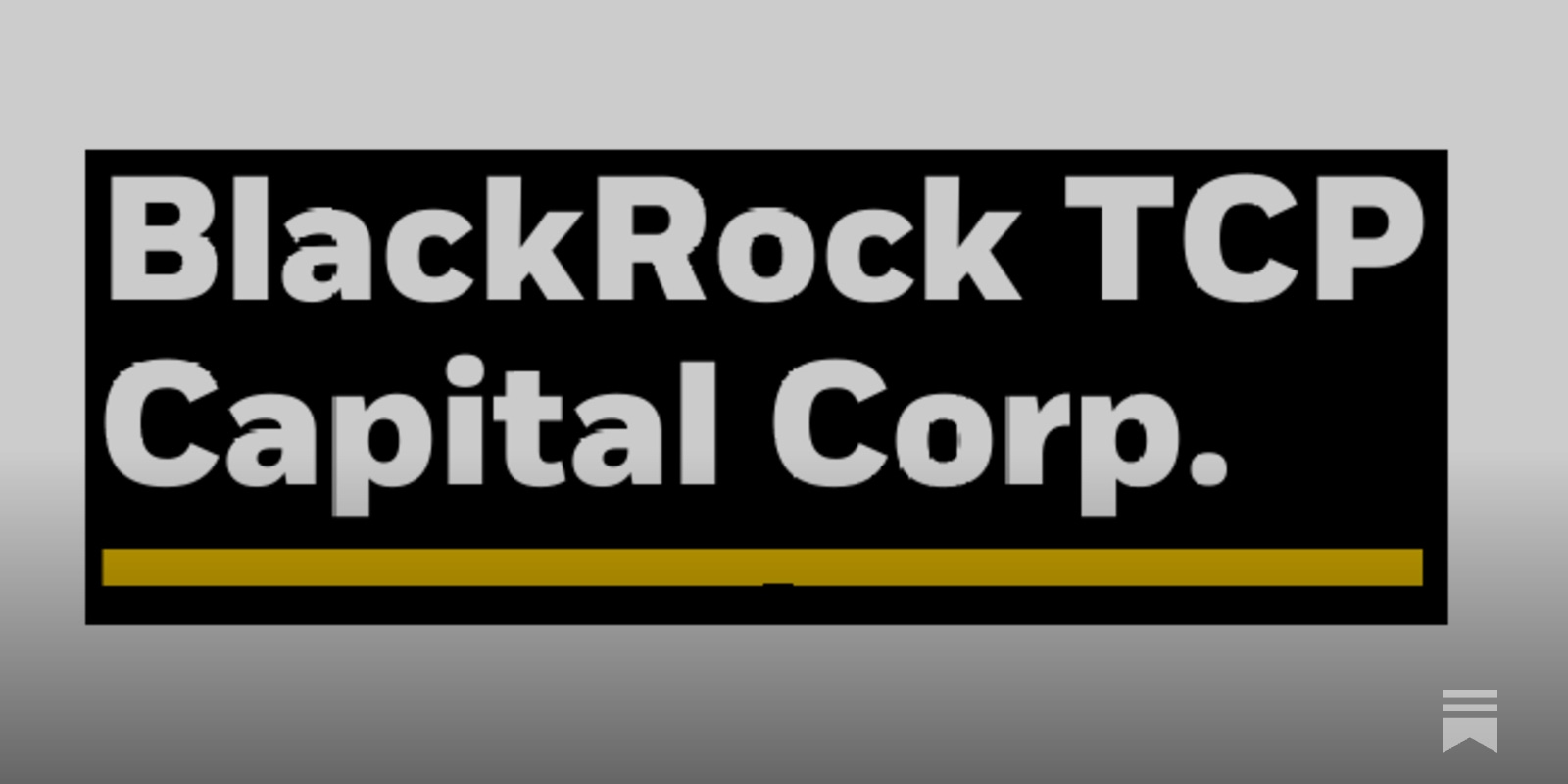 TCPC Quick Q3 2025 Update - BDC Buzz