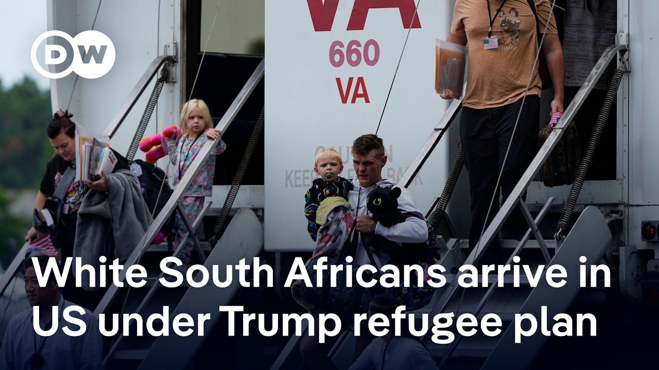 White South Africans granted refugee status by Trump arrive in US | DW News White South Africans granted refugee status by Trump arrive in US | DW News