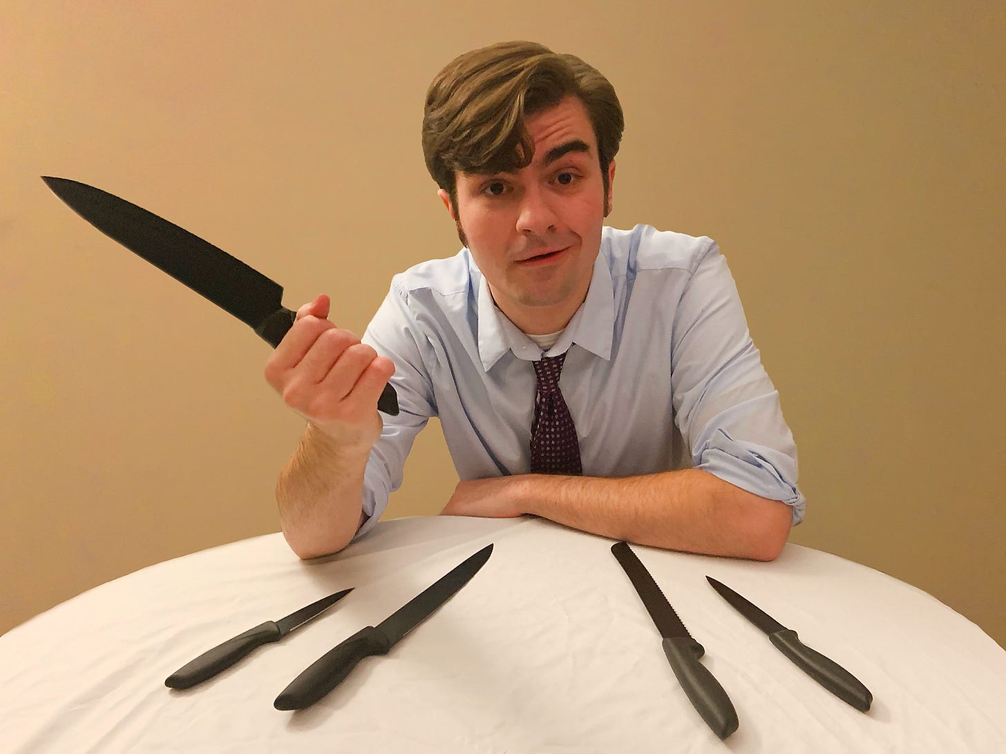 guy with knives
