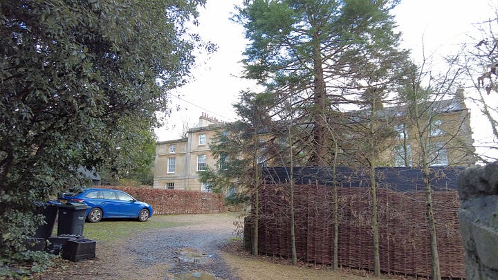 Trafalgar Place, Devizes. Emily Lister lived at number 2 in 1889.
