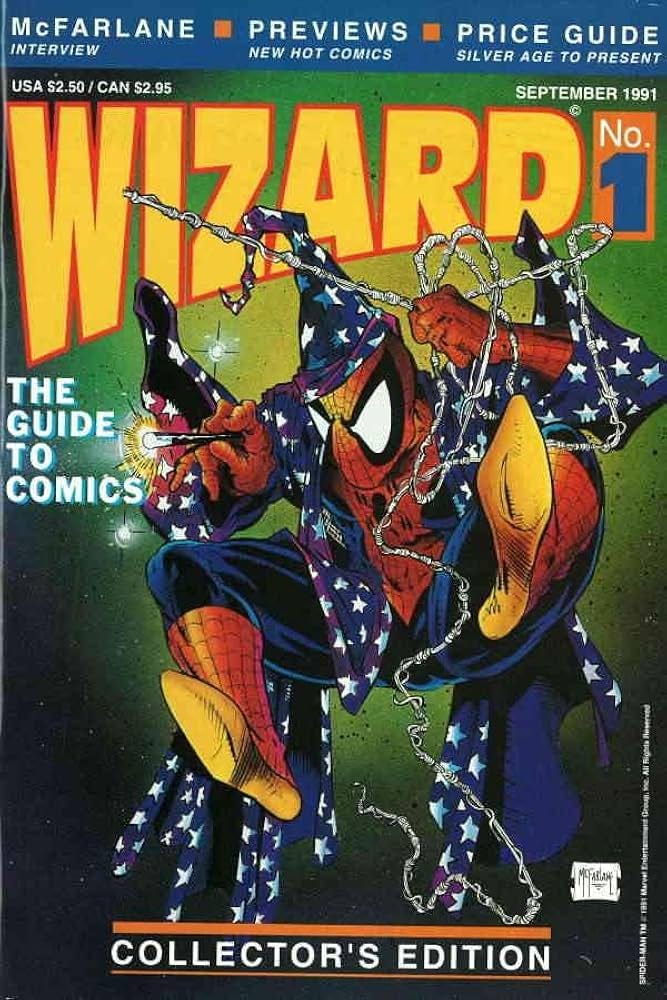 Amazon.com: Wizard: The Comics Magazine #1 FN ; Wizard comic book | Todd  McFarlane Spider-Man : Collectibles & Fine Art