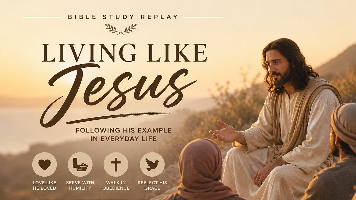 Fellowship in the Word - Living Like Jesus 06/03/26