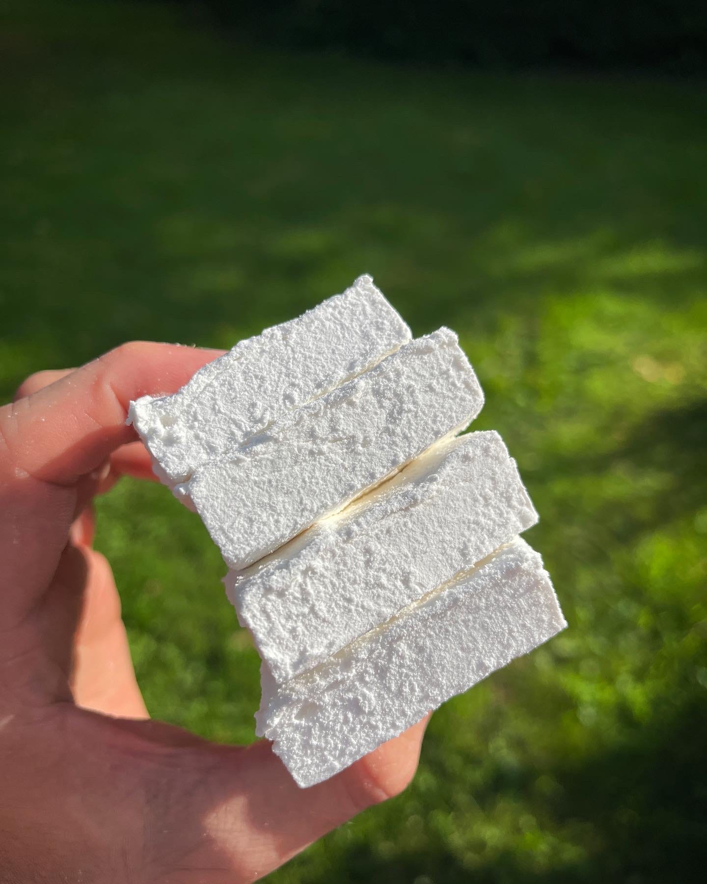 vanilla marshmallow pieces