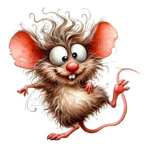 Mouse With Big Eyes - Etsy UK