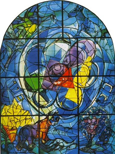 The Tribe of Benjamin, 1962, Marc Chagall