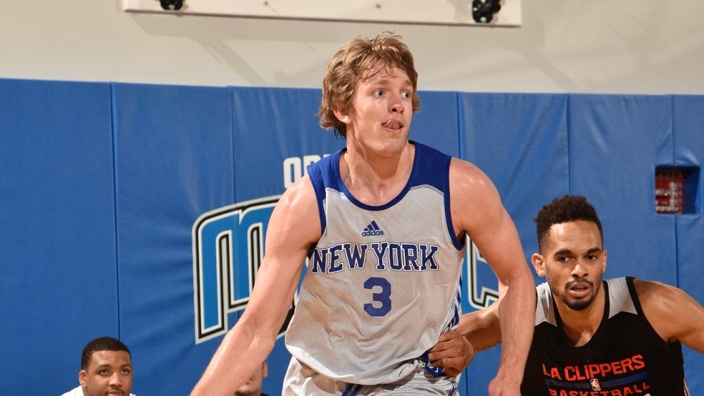 Ron Baker energizing New York Knicks fan base 2017 images Ron Baker energizing New York Knicks fan base 2017 images