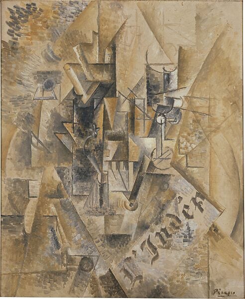Pablo Picasso | Still Life with Fan: "L'Indépendant" | The Metropolitan  Museum of Art