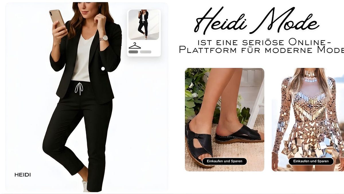 Heidi Mode ist eine seri&ouml;se Online-Plattform f&uuml;r