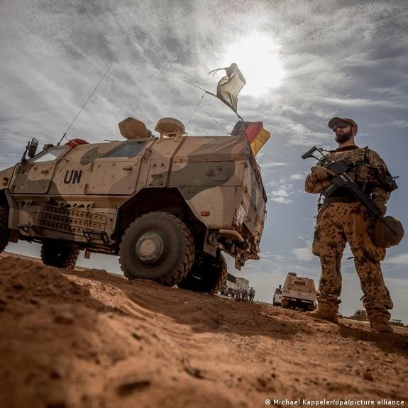 German soldier in Mali German soldier in Mali