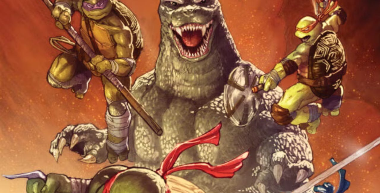 Teenage Mutant Ninja Turtles And Godzilla Crossover Announced