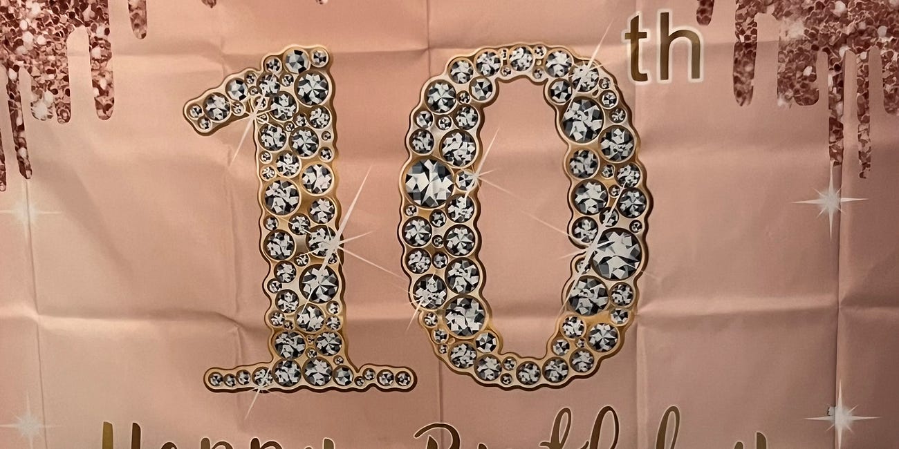 Parker's 10th birthday present