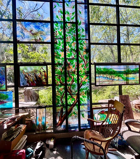Barney Zeitz artist studio, sculture