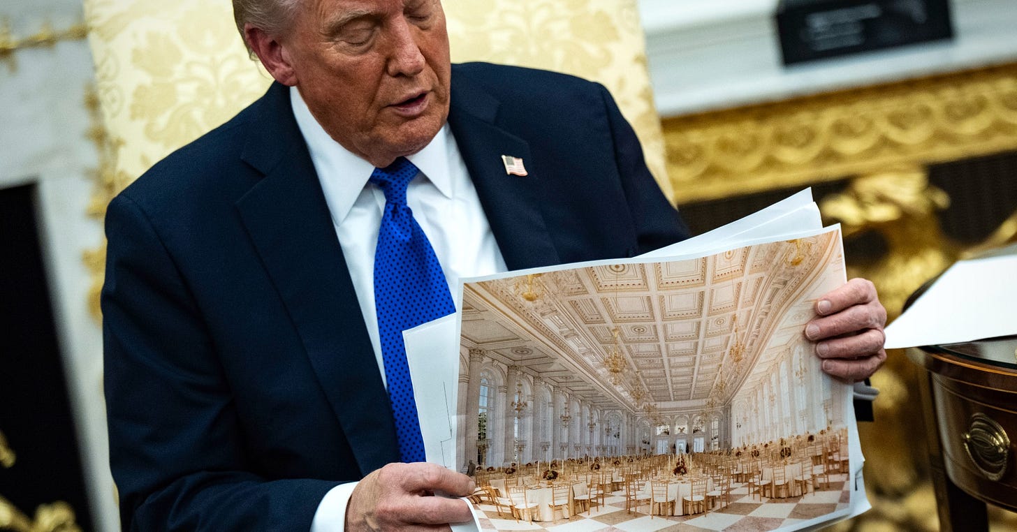 Trump's huge ballroom to replace razed East Wing | The Week