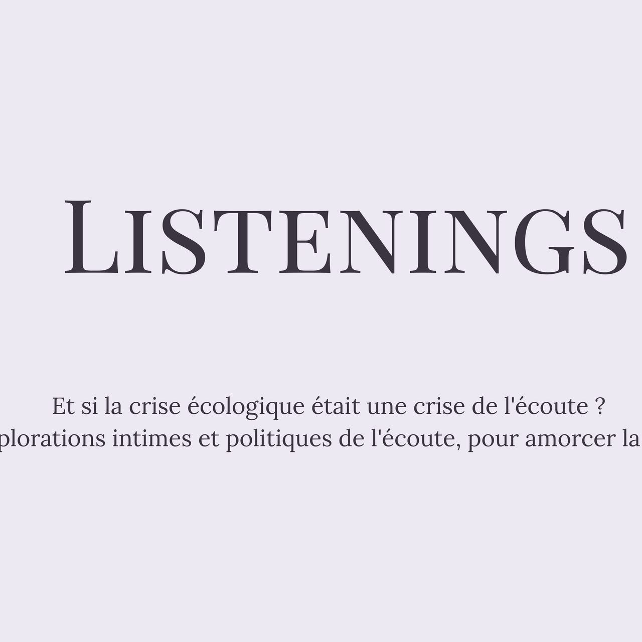 Listenings 