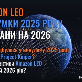 Amazon LEO - підсумки 2025 року та плани на 2026