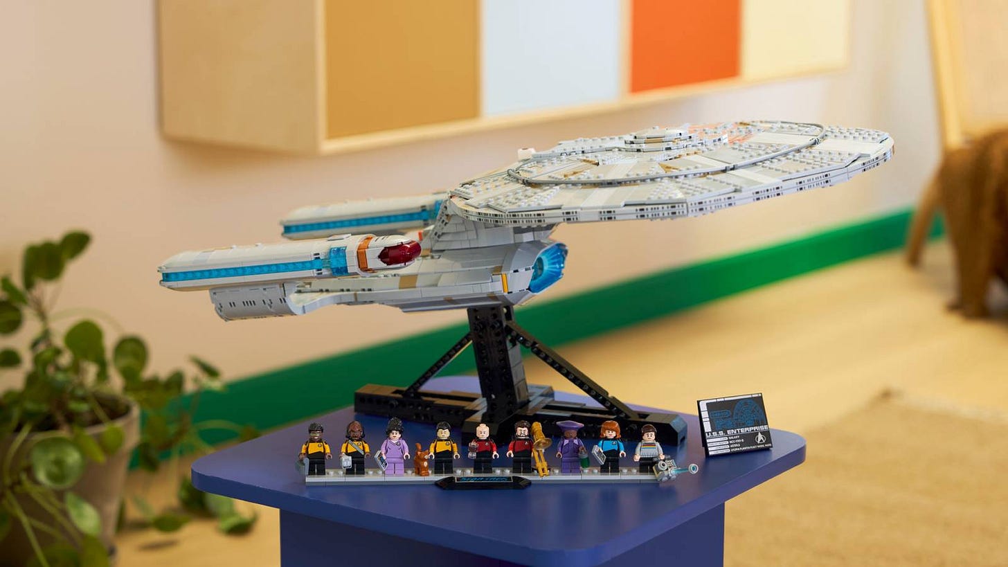 The Enterprise from Star Trek: The Next Generation by Lego The Enterprise from Star Trek: The Next Generation by Lego