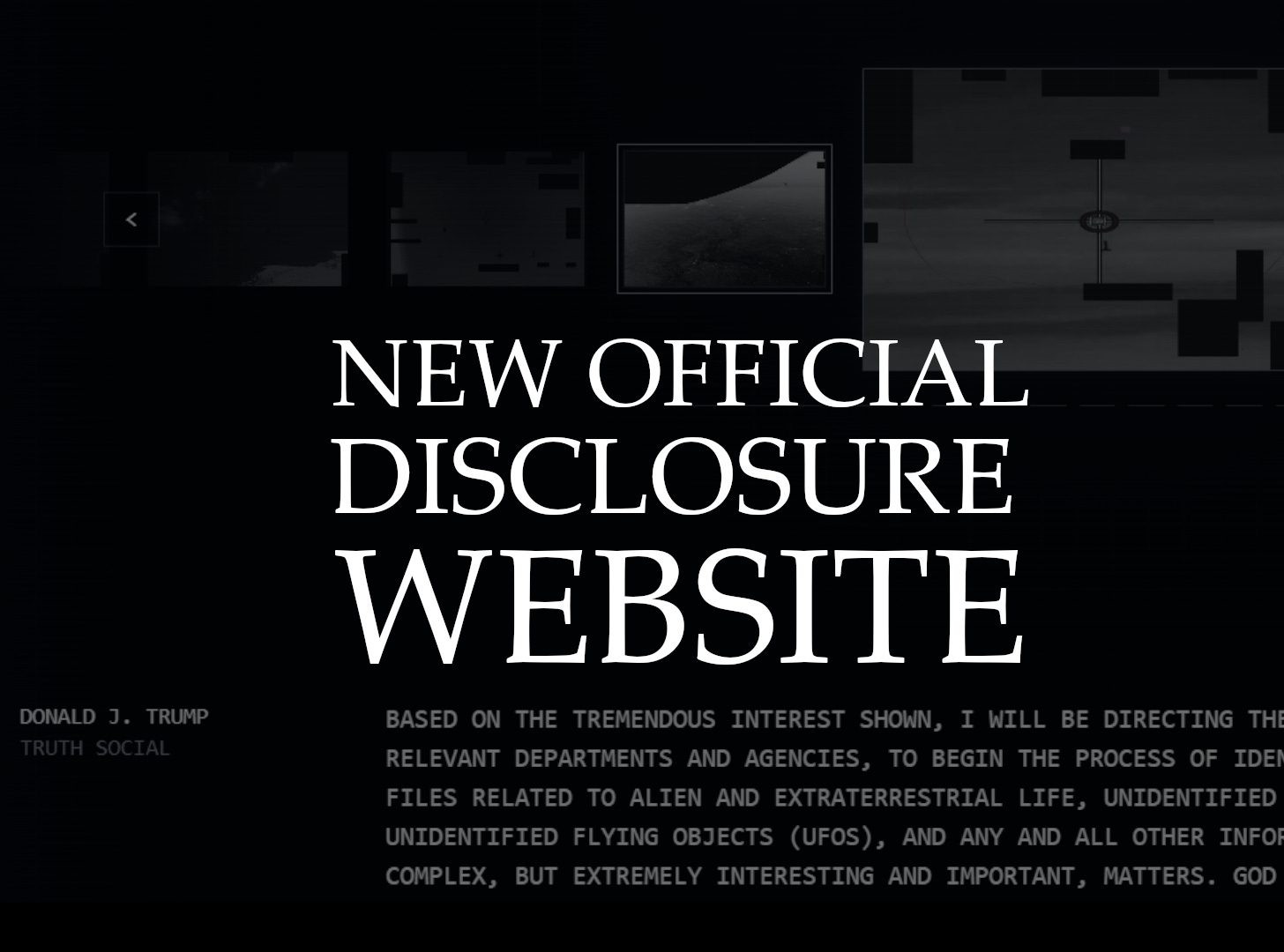 New UFO Declassification Website Launched Following Presidential ...
