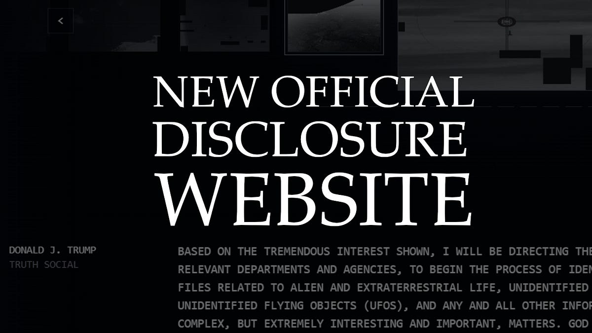 New UFO Declassification Website Launched Following Presidential Announcement