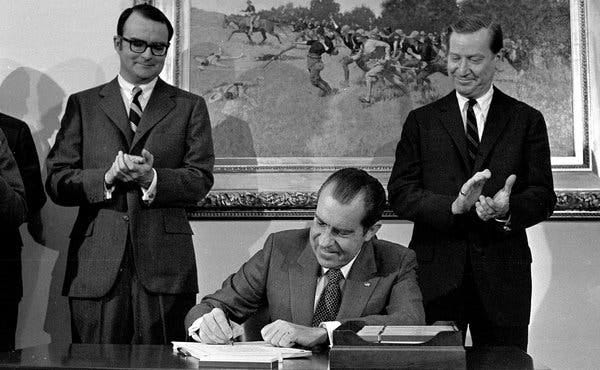 The G.O.P.'s Journey From the Liberal Days of Nixon - The New York Times