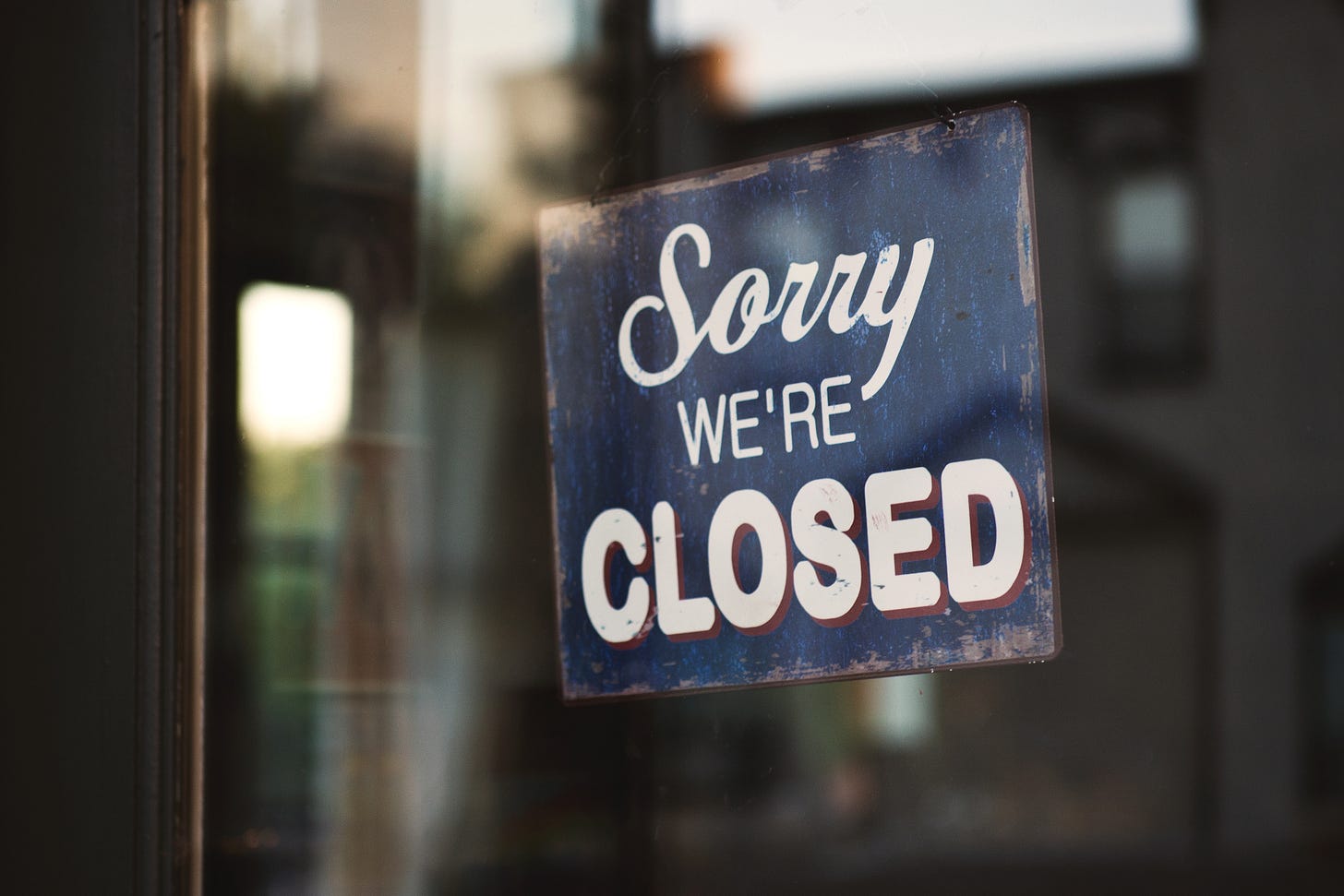 Sorry, we're closed Sorry, we're closed