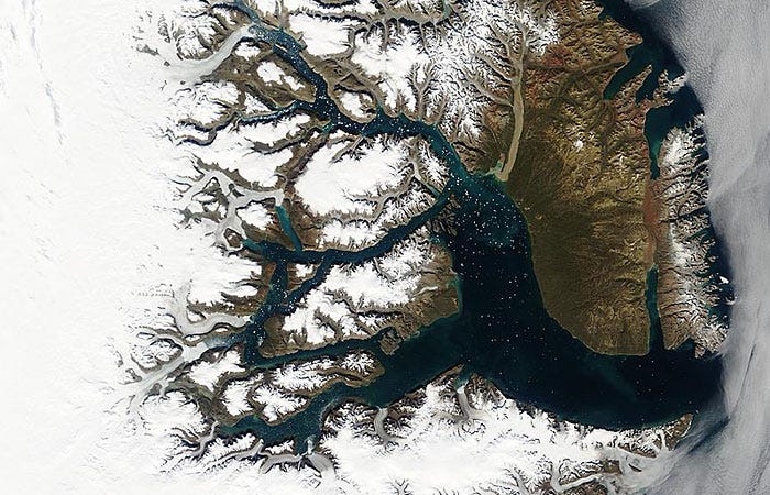 The east coast of Greenland The east coast of Greenland