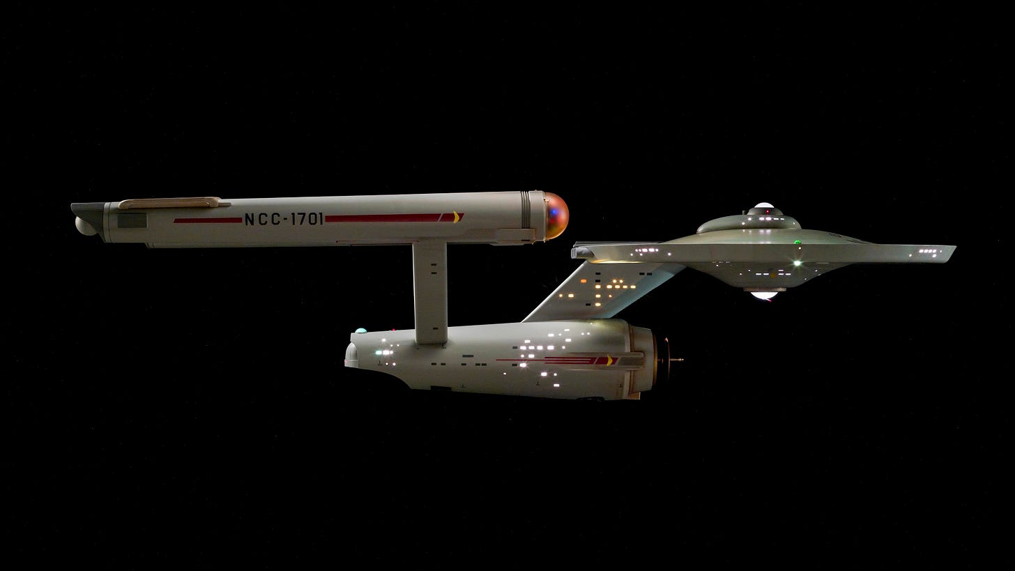 The original eleven-foot Enterprise studio model