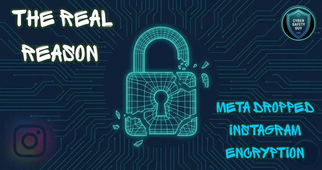 On 8 May 2026, Meta will remove end-to-end encryption from Instagram direct messages. > “Very few people were opting in to end-to-end encrypted messaging in DMs, so we’re removing