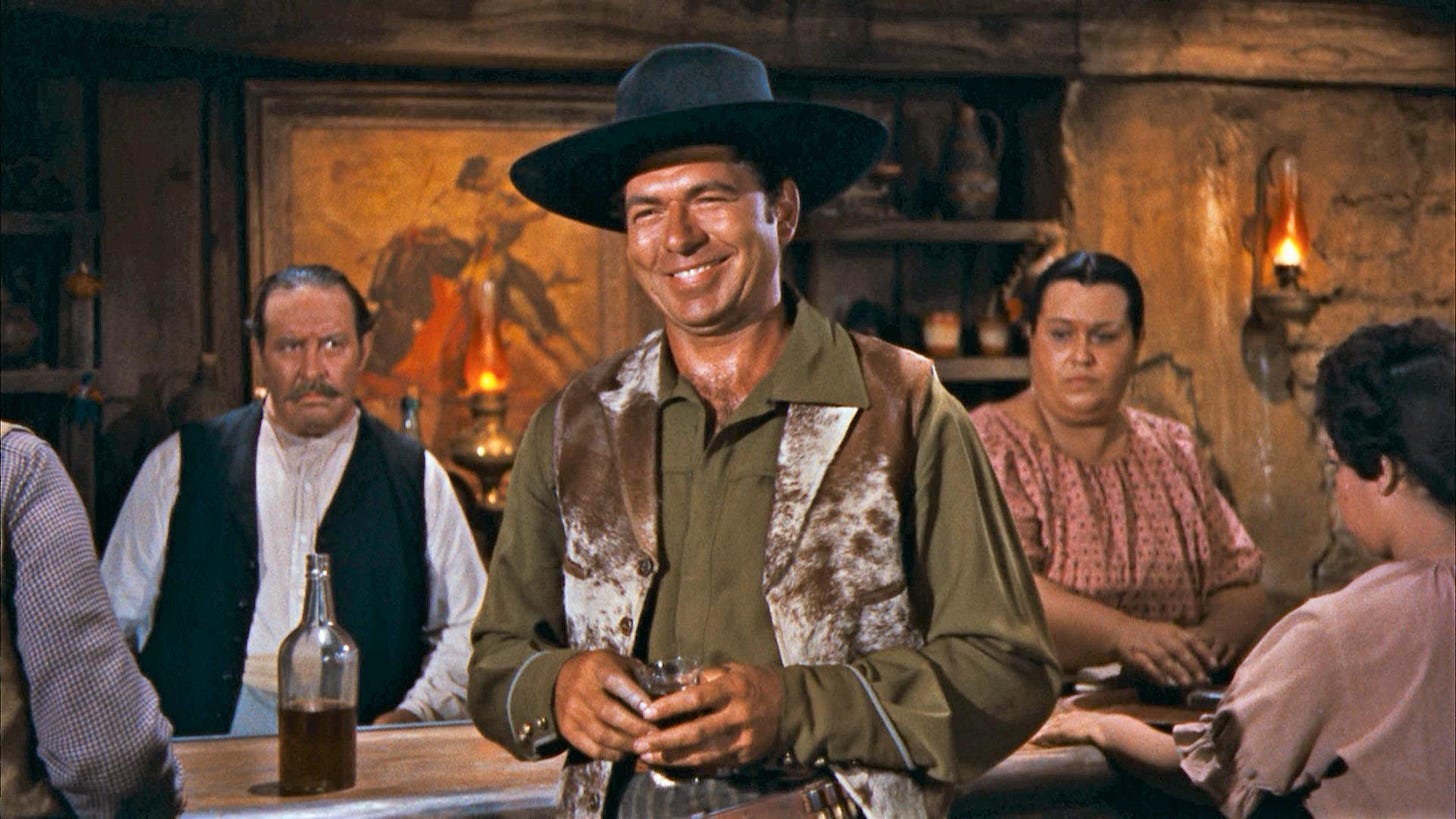 What was this guy thinking starting all of that? ('Rio Bravo', 1959, Claude  Akins as Joe Burdette) : r/Westerns