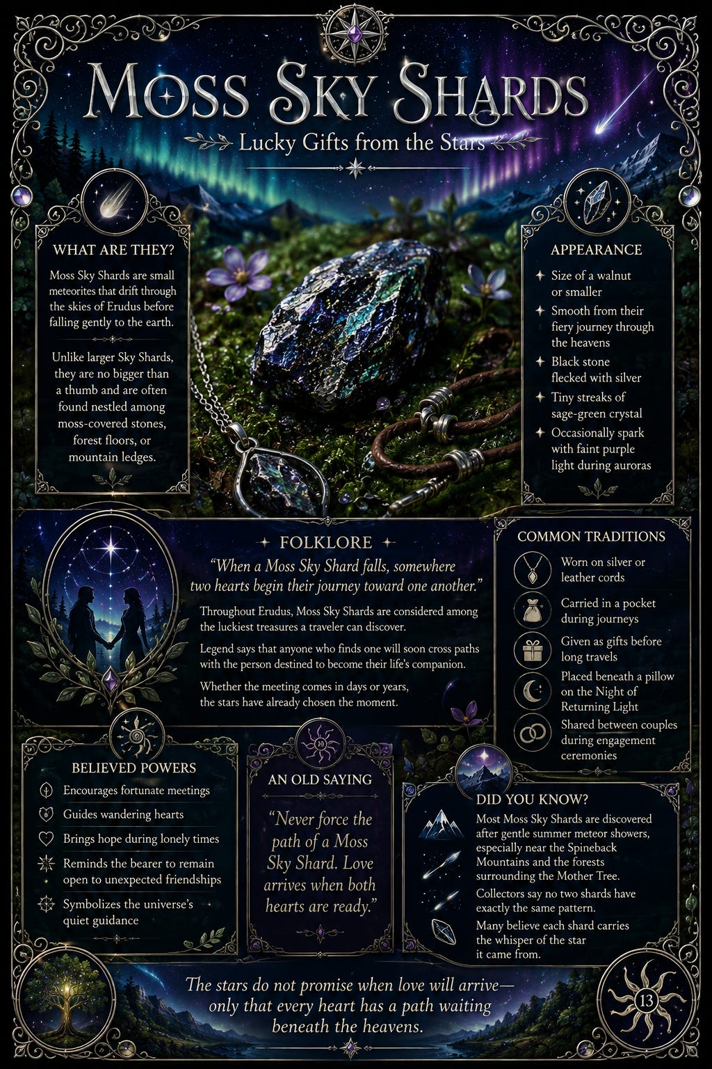 Infogram for Moss Sky Shards