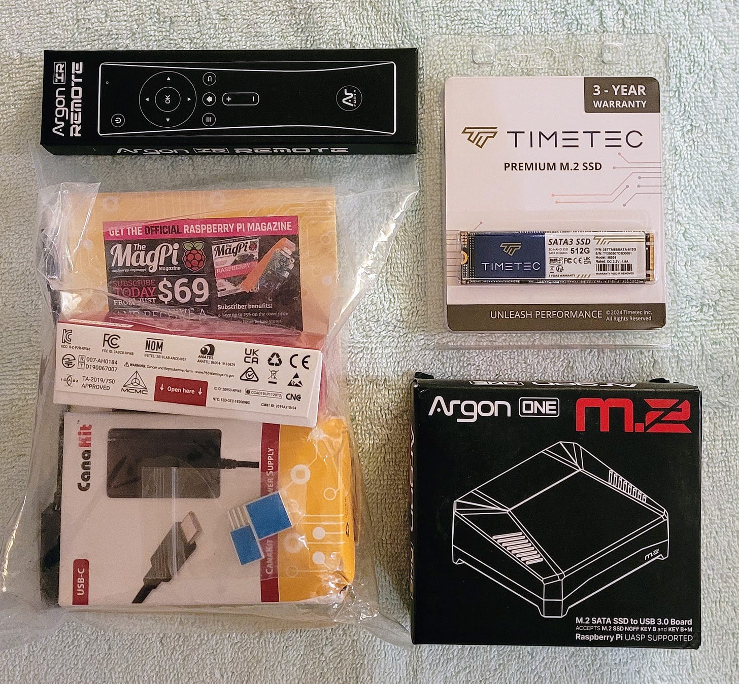 The components for this build