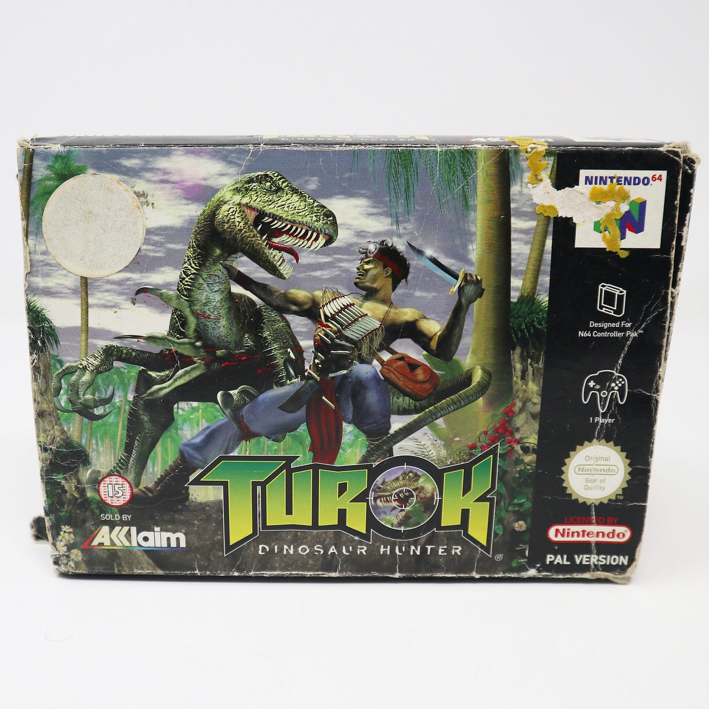 Vintage 1997 90s Nintendo 64 N64 Turok Dinosaur Hunter Video Game Boxed Pal  Version - Etsy UK