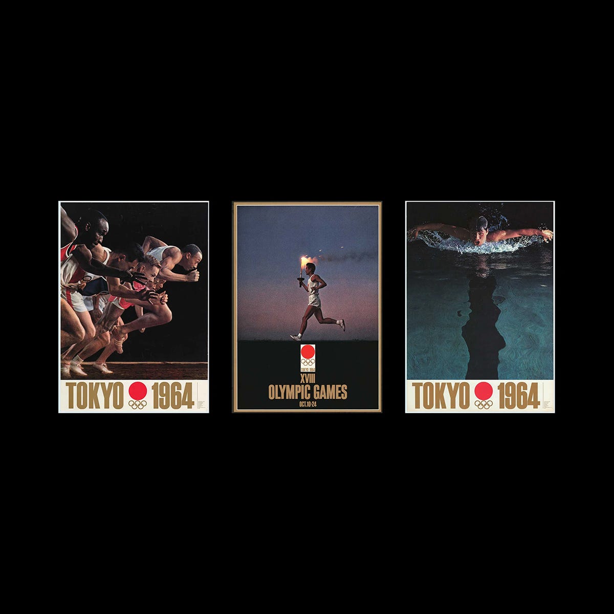 Yusaku Kamekura's event poster for the Tokyo Summer Olympics of 1964 Yusaku Kamekura's event poster for the Tokyo Summer Olympics of 1964