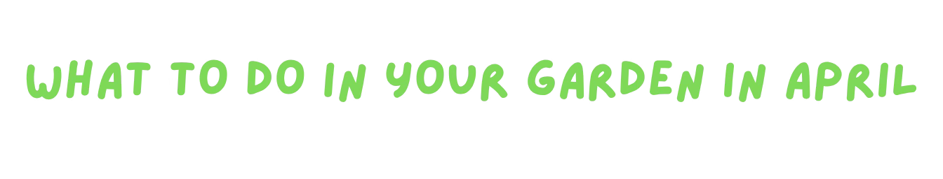 Garden jobs for April