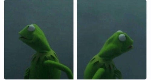 Kermit looking Meme Generator - Imgflip