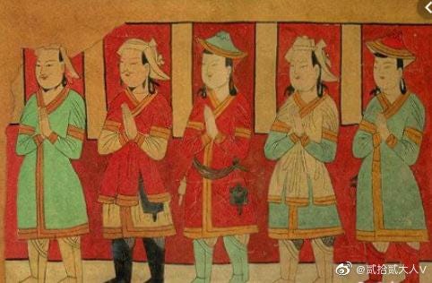 Here's a painting of Uyghurs during the Tang dynasty, when they were still Buddhists. : r/Sino Here's a painting of Uyghurs during the Tang dynasty, when they were still Buddhists. : r/Sino