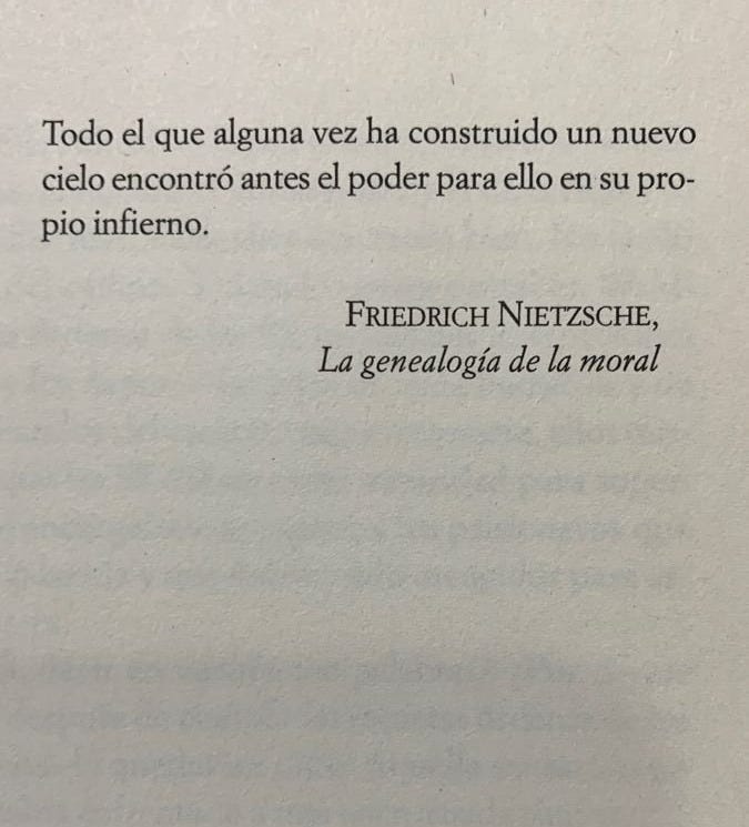 Frase de Friedrich Nietzsche en La Genealogía de la moral