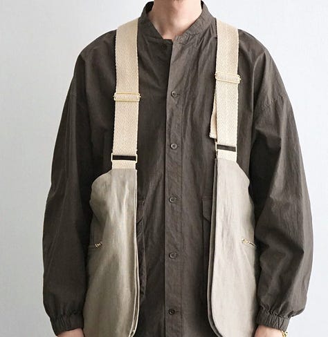 BLESS demimoore bag ベージュリネン Bless/Stand Up Comedy Demimoore Deux Pieces, Tan Cord | Garmentory