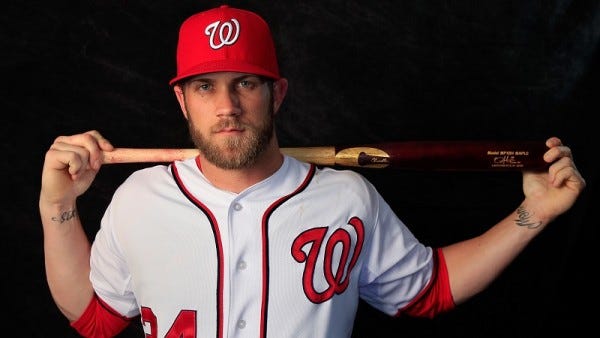 bryce harper and national red hot top men winner for mlb league 2015 bryce harper and national red hot top men winner for mlb league 2015