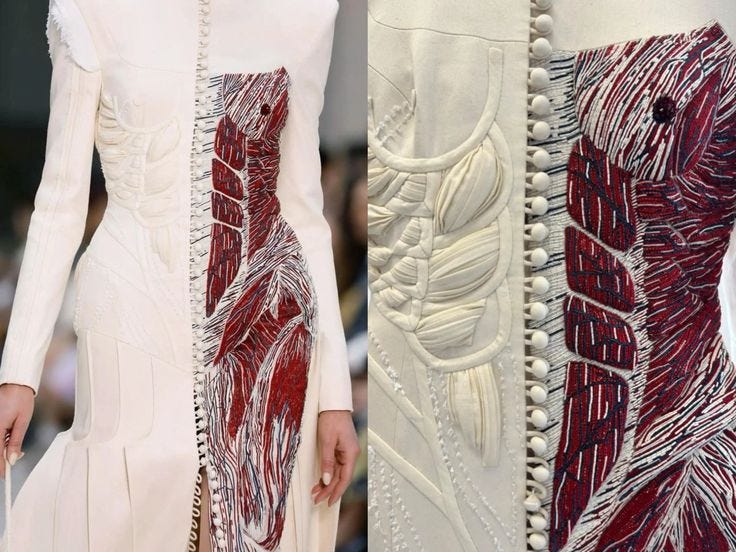 Thom Browne fall winter 2024 details muscles