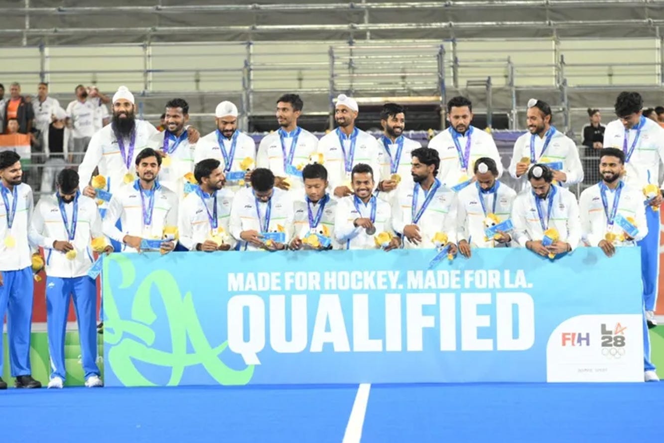 Equipo masculino de India. Foto: FI Equipo masculino de India. Foto: FI