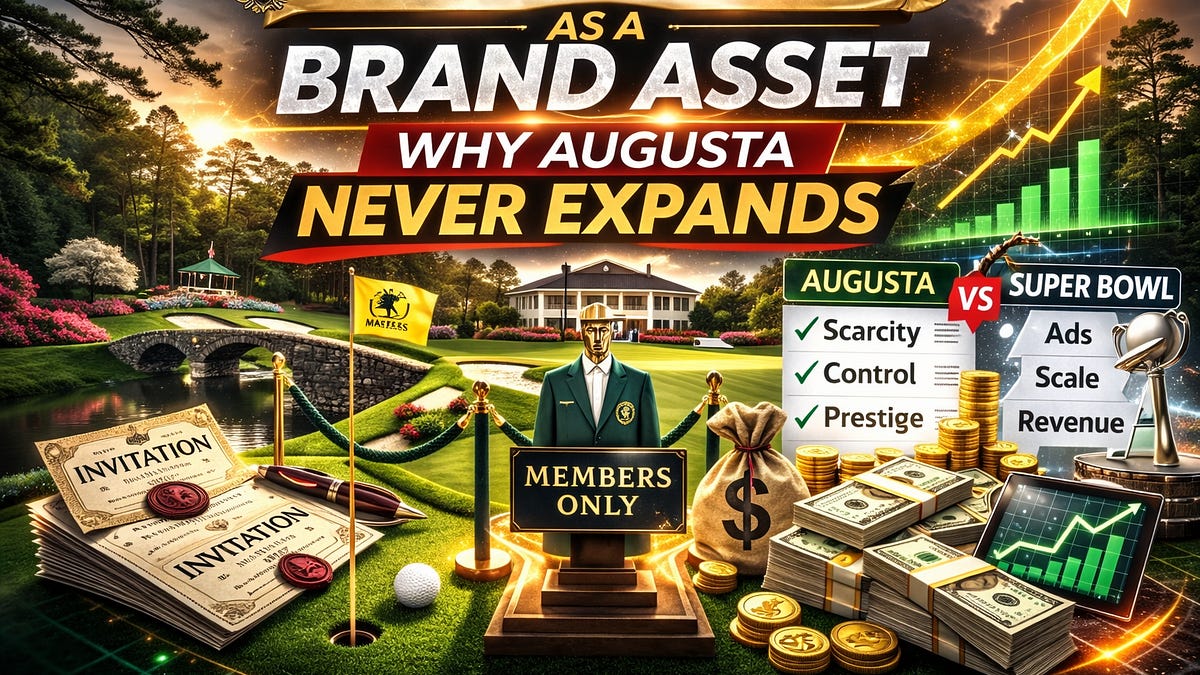The Masters as a Brand Asset: Why Augusta Never Expands